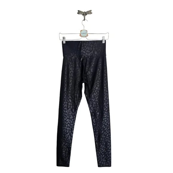 Carbon38 High Rise Full Length Legging In Leopard Takara Shine S - Picture 3 of 11